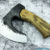 Beautiful forged axe from a piece of steel, 100% handmade - # 8 (made in Russia)