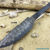 Beautiful blade for a knife made of laminated Damascus, 100% handmade - # 6 (produced in Russia)
