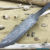 Beautiful blade for a knife made of Damascus, 100% handmade - # 30 (produced in Russia)