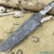 Beautiful blade for a knife made of Damascus, 100% handmade - # 100 (produced in Russia)