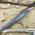 Beautiful blade for a knife made of laminated Damascus, 100% handmade - # 130 (produced in Russia)