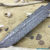 Beautiful blade for a knife made of Damascus, 100% handmade - # 256 (produced in Russia)