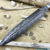 Beautiful blade for a knife made of laminated Damascus, 100% handmade - # 281 (produced in Russia)