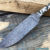 Beautiful blade for a knife made of Damascus, 100% handmade - # 324 (produced in Russia)