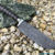 Beautiful knife with forged Damascus steel blade, 100% handmade - # 194 (made in Russia)