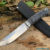 Beautiful knife with forged tool steel blade, 100% handmade - # 212 (made in Russia)