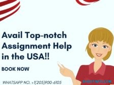 Avail Top-notch Assignment Help in the USA!!