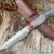 Beautiful knife with a blade made of forged laminated steel, 100% handmade - #208 (made in Russia)