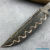 Beautiful blade for a knife made of laminated Damascus, 100% handmade - # 382 (produced in Russia)