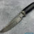 Beautiful knife with forged Damascus steel blade, 100% handmade - #239 (made in Russia)