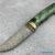 Beautiful knife with forged Damascus steel blade, 100% handmade - #270 (made in Russia)