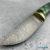 Beautiful knife with forged Damascus steel blade, 100% handmade - #270 (made in Russia) - Image 1