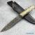 Beautiful knife with forged Damascus steel blade, 100% handmade - #287 (made in Russia) - Изображение4 Beautiful knife with forged Damascus steel blade, 100% handmade - #287 (made in Russia) - Изображение4