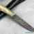 Beautiful knife with forged Damascus steel blade, 100% handmade - #287 (made in Russia) - Image 7