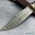 Beautiful knife with forged Damascus steel blade, 100% handmade - #288 (made in Russia)