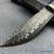 Beautiful knife with forged blade made of laminated Damascus steel, 100% handmade - #289 (made in Russia)
