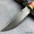 Beautiful knife with forged Damascus steel blade, 100% handmade - #290 (made in Russia)