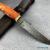 Beautiful knife with forged Damascus steel blade, 100% handmade - #290 (made in Russia) - Image 5