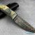 Beautiful knife with forged Damascus steel blade, 100% handmade - #292 (made in Russia) - Image 4