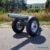 Small Modern Muzzle-Loading Cannon With Rubber Wheels Small Modern Muzzle-Loading Cannon With Rubber Wheels
